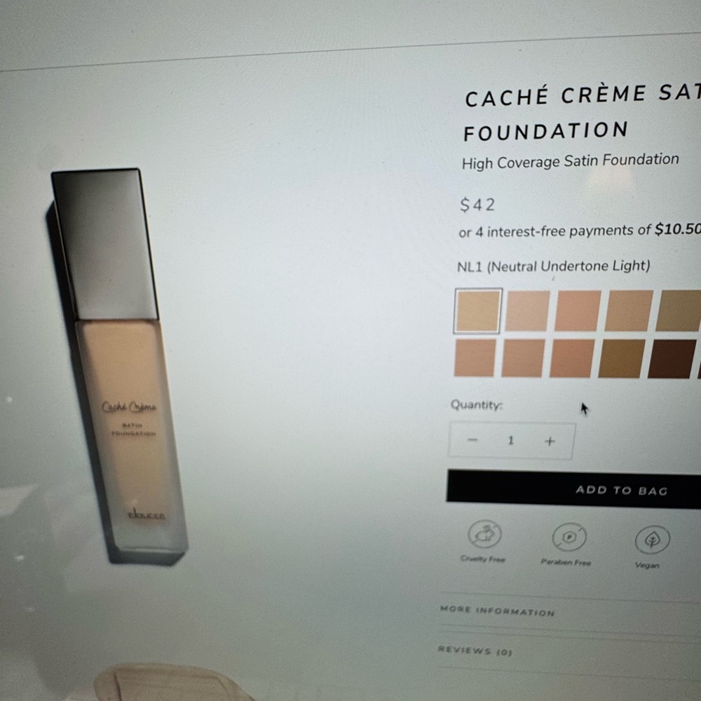 NIB Doucce Cream Foundation- Shade NL1 - Picture 2 of 10
